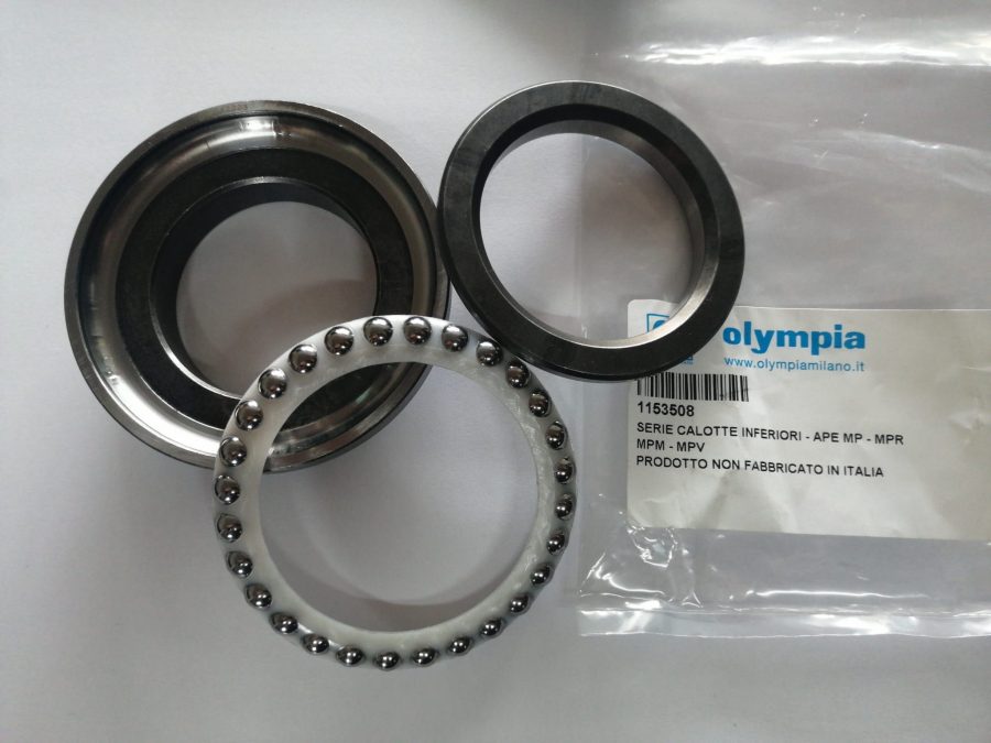 SERIE CALOTTE STERZO KIT INFERIORE PER PIAGGIO APE MP 500 501 550 600 601 CALESSINO