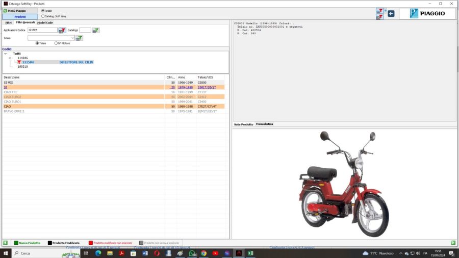 121504  DEFLETTORE ARIA PIAGGIO - immagine 4