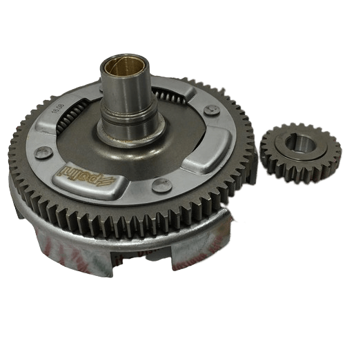 COPPIA PRIMARIA POLINI 202.1216 CAMPANA FRIZIONE DENTI DRITTI Z 24 72 PER VESPA 50 125 ET3 PK XL ETS
