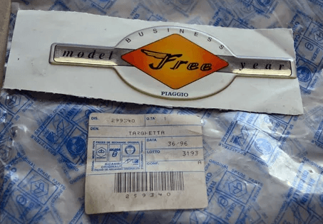 299340 TARGHETTA FREE