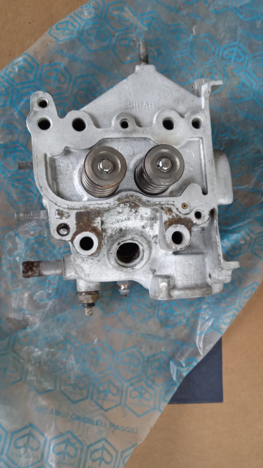 L9201007 TESTATA COMPLETA CILINDRO APE CLASSIC CALESSINO DIESEL