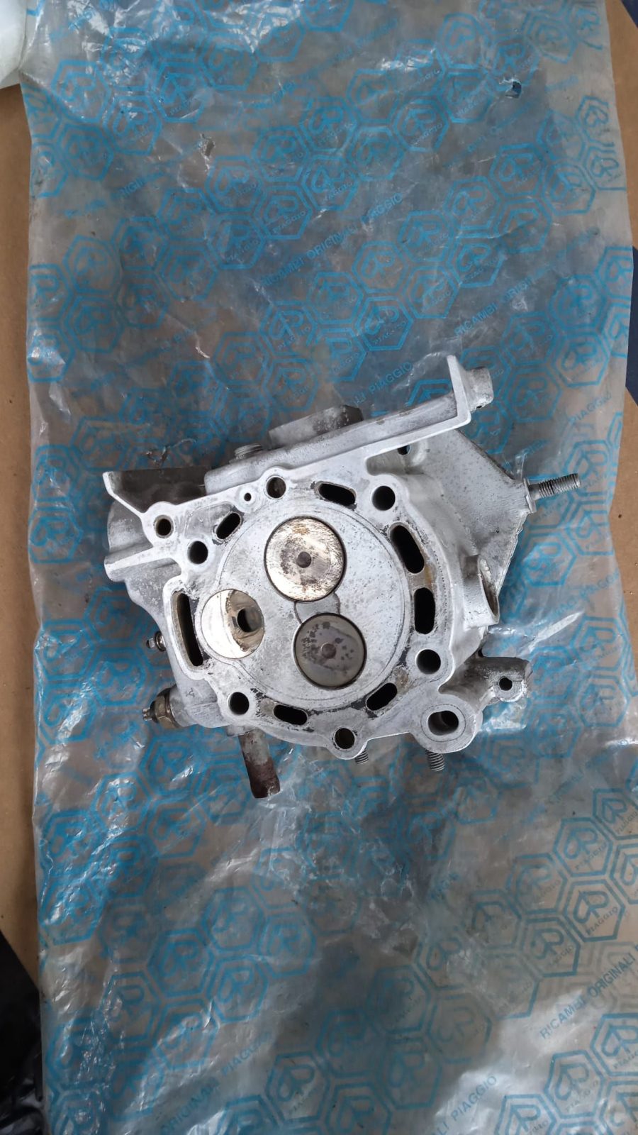 L9201007 TESTATA COMPLETA CILINDRO APE CLASSIC CALESSINO DIESEL - immagine 2