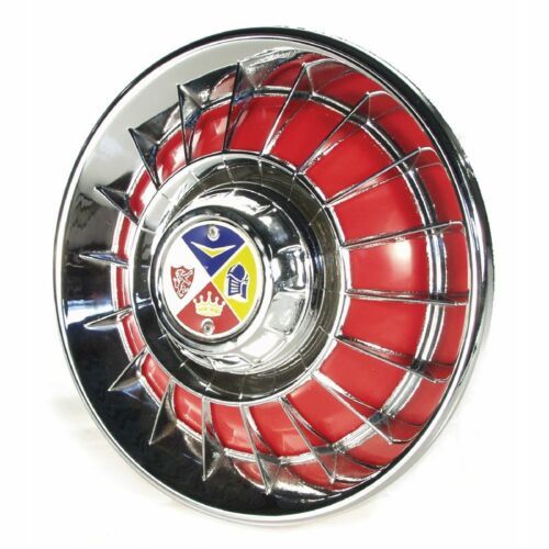 COPPA RUOTA IN FERRO VESPA 10'' CROMATA ROSSO