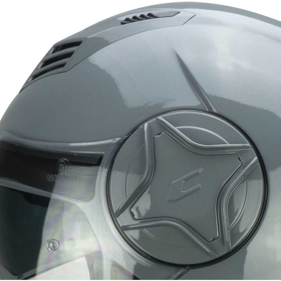 CASCO MOTO JET DOPPIA VISIERA CGM 169A ILLI MONO GRIGIO LUCIDO - immagine 4