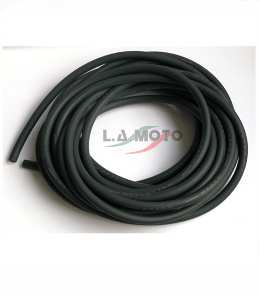 TUBO BENZINA NERO DIAMETRO INTERNO 7 MM ESTERNO 10 MM 7×10 1 METRO