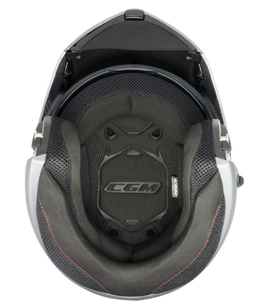 CASCO MOTO MODULARE CGM 508G 568G BERLINO BRESDA  GRAFITE GIALLO FLUO OPACO - immagine 4