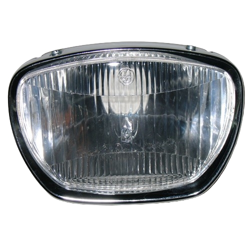 GRUPPO OTTICO FARO CON GHIERA PER APE 150 / 175
