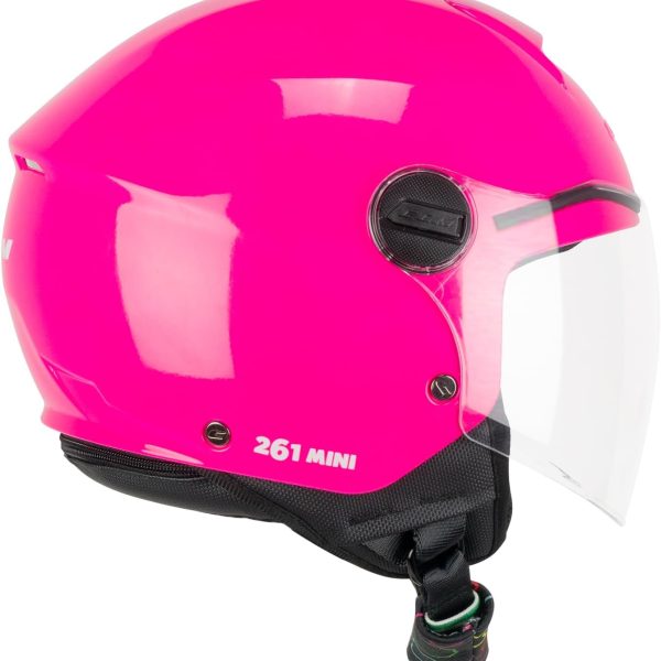 CGM CASCO OPEN FACE BAMBINO 261A MINI MONO FUCSIA