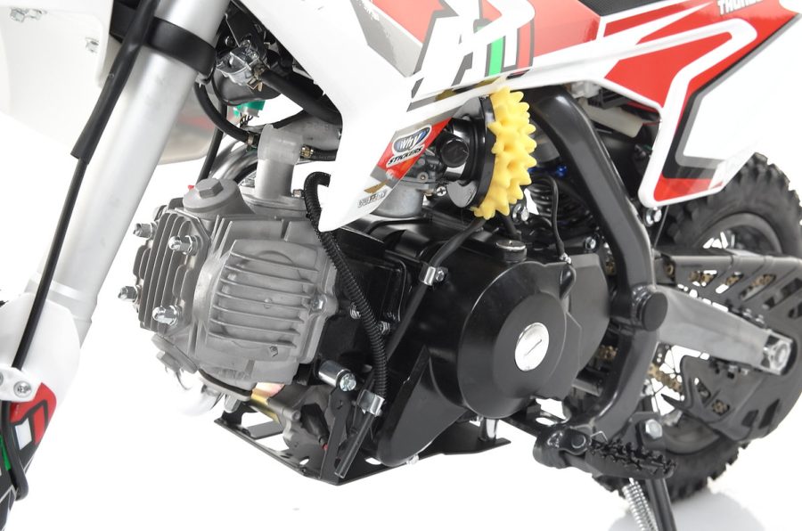 PITBIKE CROSS THUNDER 110cc 10'12 ROSSO CVM AUTOMATICO - immagine 8