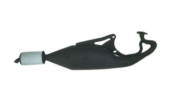 MARMITTA COMPLETA DI SCARICO E SILENZIATORE PER APRILIA SR 50 MOTORE MINARELLI ORIZZONTALE