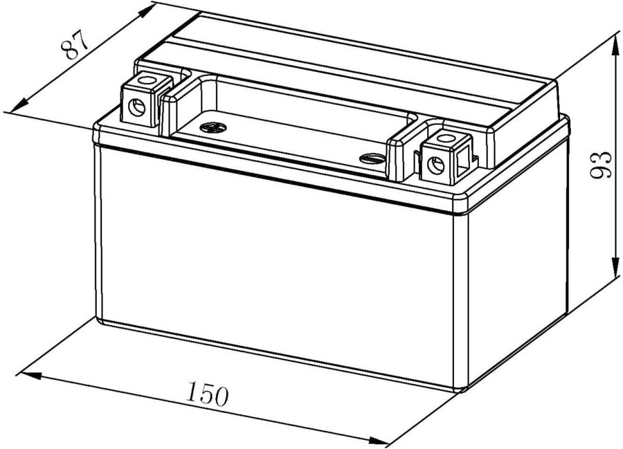 BATTERIA BOSCH M6 007 FA108 YTX7A-BS AGM 12V 6AH - immagine 3
