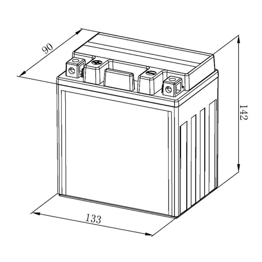 M4F29 FA116 BATTERIA MOTO BOSCH YB10L-B BEVERLY 125/200 - immagine 3