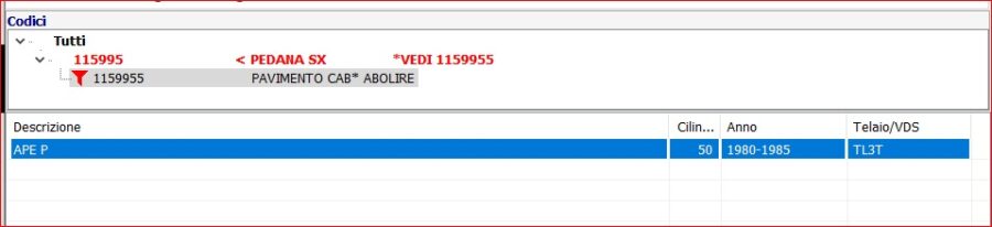 PAVIMENTO PIANALE SINISTRO APE 50 TL3T - immagine 4