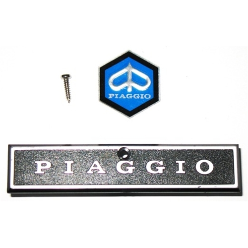 TARGHETTA E SCUDETTO PER PIAGGIO