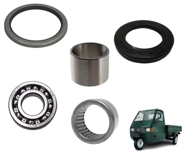 KIT REVISIONE MOZZO RUOTA POSTERIORE PIAGGIO APE TM 602-703
