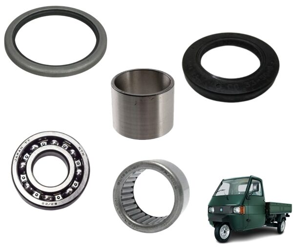 KIT REVISIONE MOZZO RUOTA POSTERIORE PIAGGIO APE TM 602-703