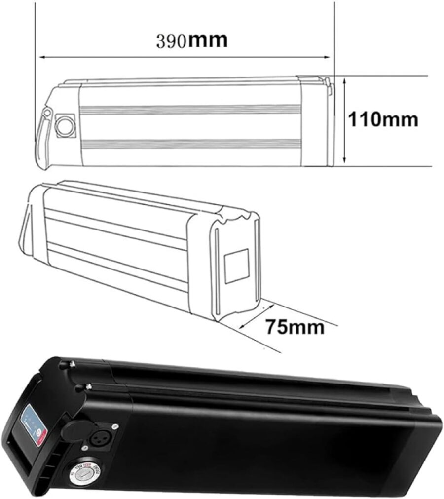 BATTERIA PER BICI ELETTRICA FAT BIKE 36V 18Ah - immagine 2