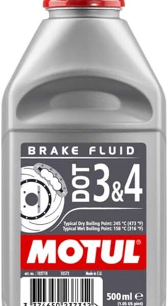 MOTUL BRAKE FLUID  LIQUIDO PER FRENI DOT 3 & 4 500 ML