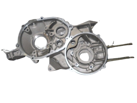 125470 COPPIA CARTER MOTORE PIAGGIO APE 550-600 PRIMA SERIE