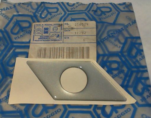 258524 TARGHETTA PIAGGIO SFERA