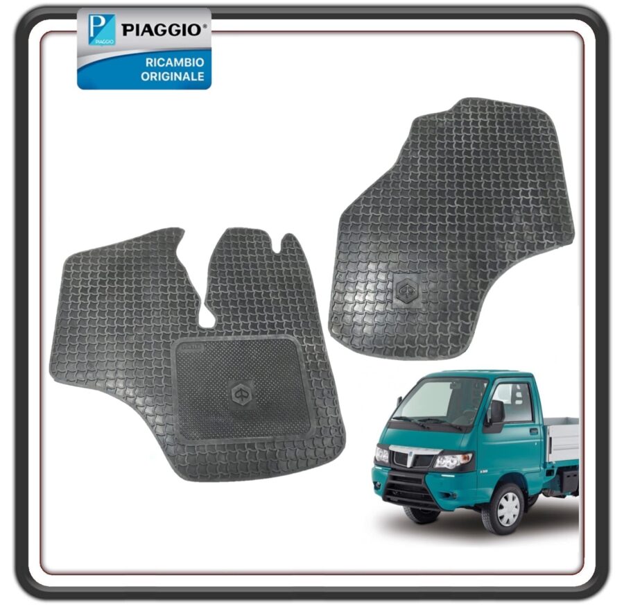 600645M TAPPETINI TAPPETI PIAGGIO PORTER E QUARGO ORIGINALI