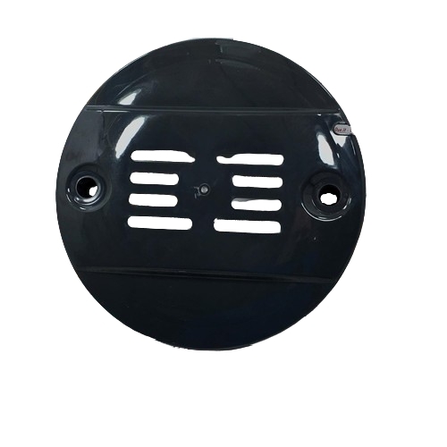 256986 COPRI RUOTA DI SCORTA PROTEZIONE IN PLASTICA NERO/GRIGIO SCURO PER VESPA 50 125