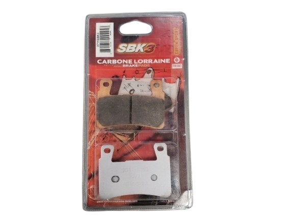 2711SBK3 COPPIA PASTIGLIE FRENO ANTERIORI SINTERIZZATE CARBONE LORRAINE