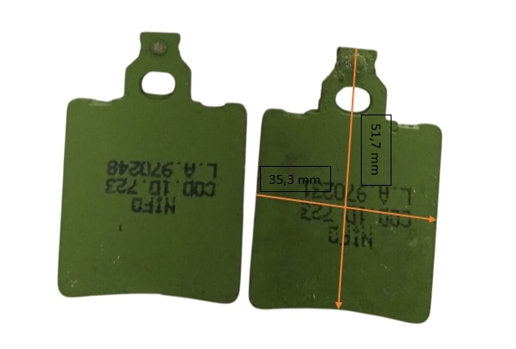 723 PASTIGLIE FRENO MOTO NIFO PER APRILIA RX 50 03-07 RS CAGIVA ALETTA ORO 125