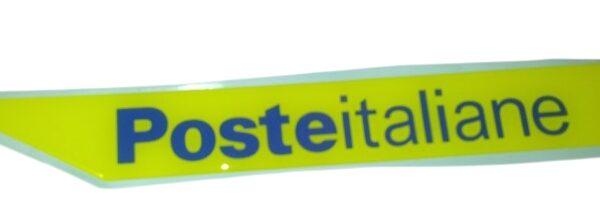 576675 PIAGGIO TARGHETTA ADESIVO EMBLEMA DECALCO POSTE ITALIANE LATO DX DESTRO