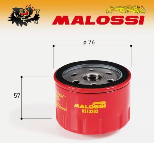 0313383 MALOSSI RED CHILLI OIL FILTER FILTRO OLIO PIAGGIO