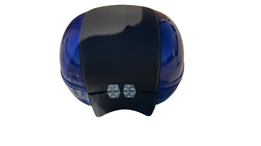 BAULETTO ORIGINALE PIAGGIO BLU COMPLETO - immagine 2