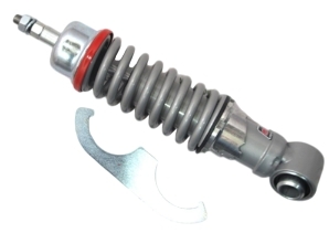 AMMORTIZZATORE ANTERIORE GRIGIO RS CARBONE RINFORZATO E REGOLABILE PIAGGIO VESPA 50 90 125 ET3 PK N L R SPECIAL PRIMAVERA VERSIONE SPORT