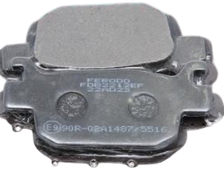 FD0401BE1 COPPIA PASTIGLIE FRENO POSTERIORI NEW FREN SH 125/150 / 300