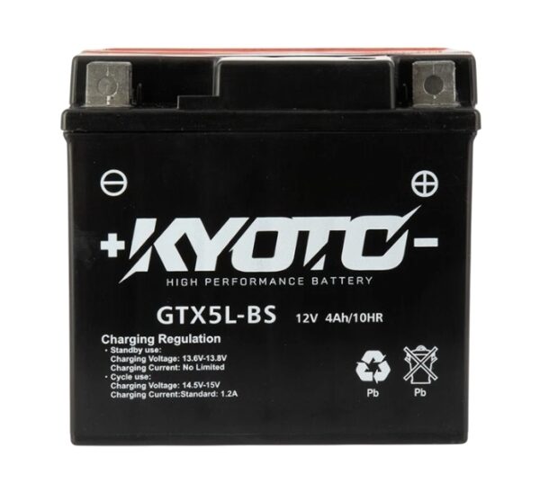 BATTERIA MOTO KYOTO GTX5L-BS AGM SENZA MANUTENZIONE 12 V 4 AH