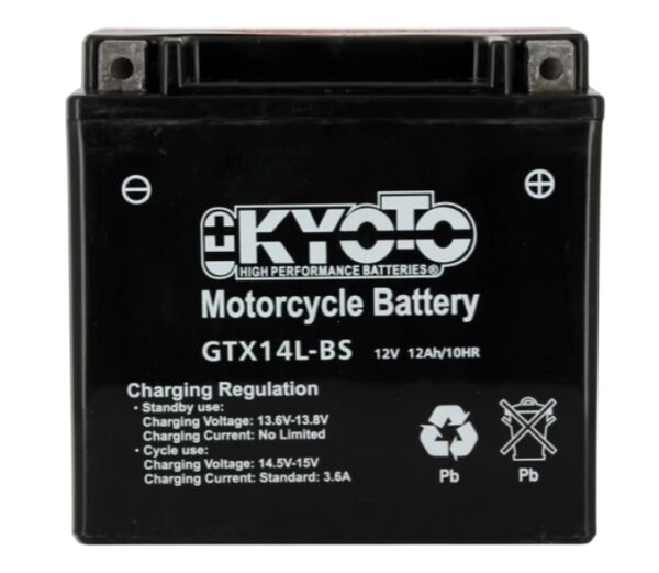 GTX14L-BS BATTERIA KYOTO HARLEY-DAVIDSON XG 500 STREET 2015-2019