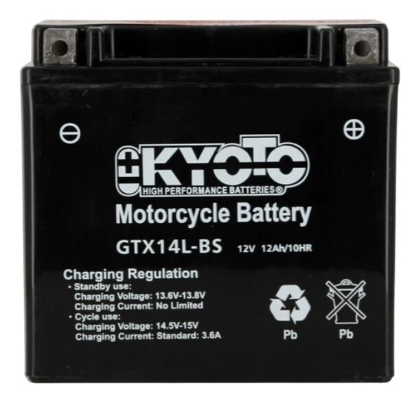 GTX14L-BS BATTERIA KYOTO HARLEY-DAVIDSON XG 500 STREET 2015-2019