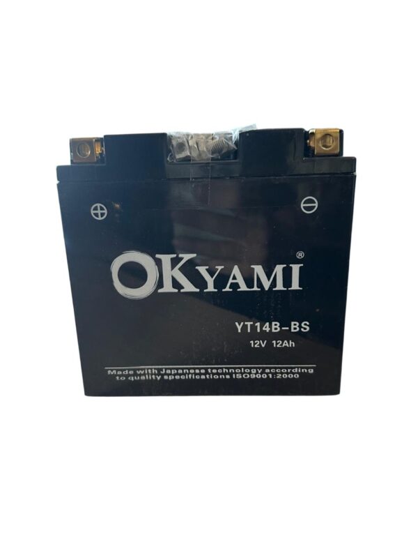 YT14B-BS MOTORCYCLE BATTERY