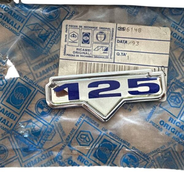 296148 TARGETTA "125" ORIGINALE PIAGGIO SKIPPER