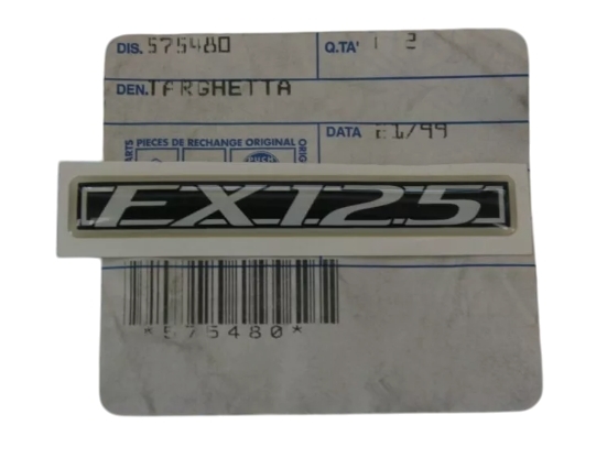 575480 ADESIVO FIANCATA "FX 125" ORIGINALE PIAGGIO GILERA RUNNER 125 FX 2000