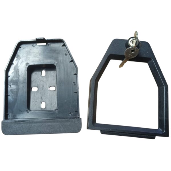 PORTATARGA UNIVERSALE SCOOTER CICLOMOTORE CON CHIAVE