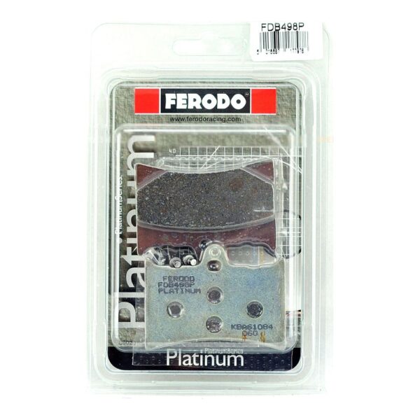 FERODO FDB498P COPPIA PASTIGLIE FRENO ANTERIORE PLATINUM