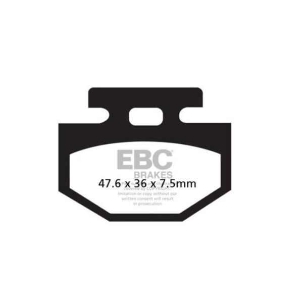 COPPIA PASTIGLIE EBC FA176 FOR HONDA 50 NH LEAD 1984-1988