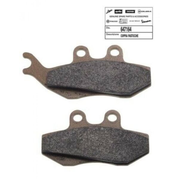 647164 COPPIA PASTIGLIE FRENO ORIGINALI PIAGGIO