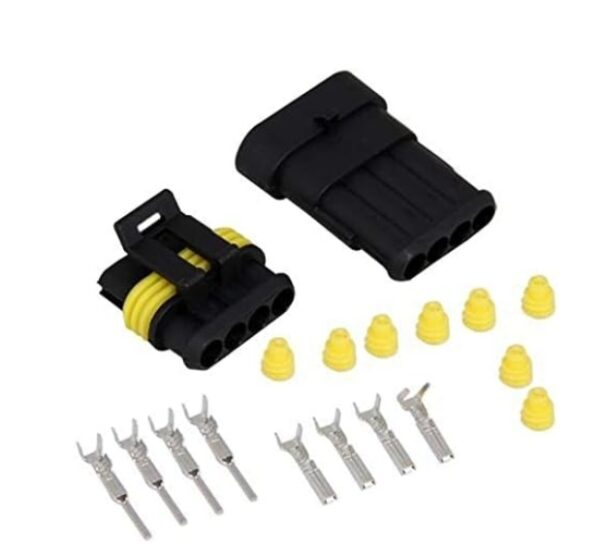 CONNETTORE 4 PIN TAPPO IMPERMEABILE