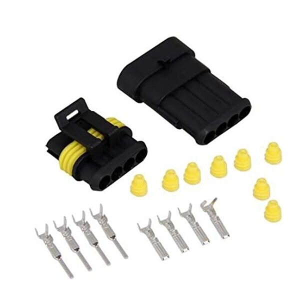 CONNETTORE 4 PIN TAPPO IMPERMEABILE