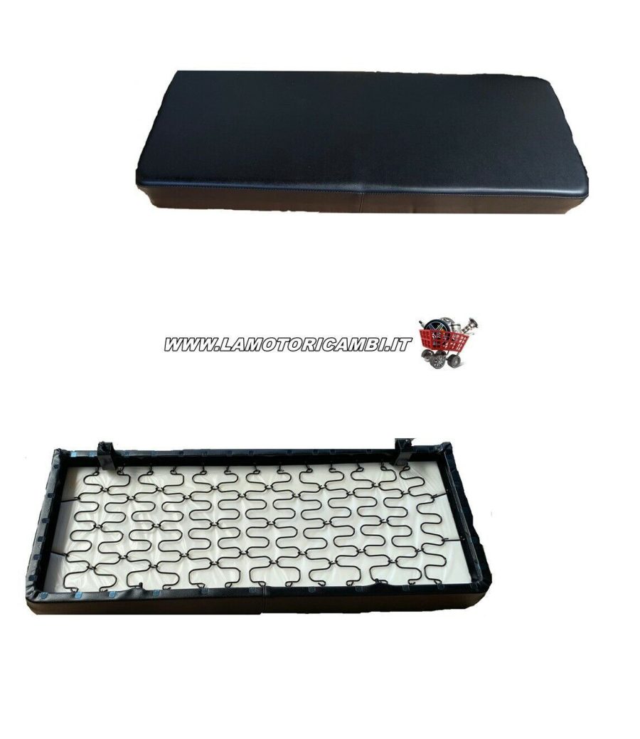 SEDILE NERO IN PELLE PER PIAGGIO APE MP 500, 501, 600 , 601