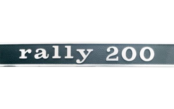 TARGHETTA POSTERIORE VESPA "RALLY 200"
