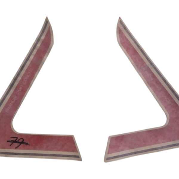 COPPIA ADESIVI CUPOLINO GILERA RV 125 - 323883