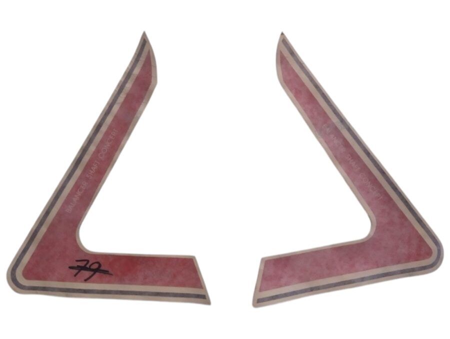 COPPIA ADESIVI CUPOLINO GILERA RV 125 - 323883