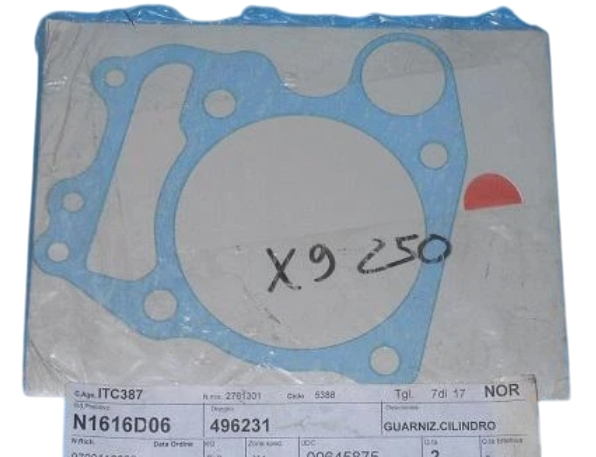 496231 GUARNIZIONE BASE CILINDRO ORIGINALE PIAGGIO X9 250 MOTORE HONDA